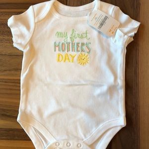 New W/ Tags Gymboree My First Mother’s Day Onesie